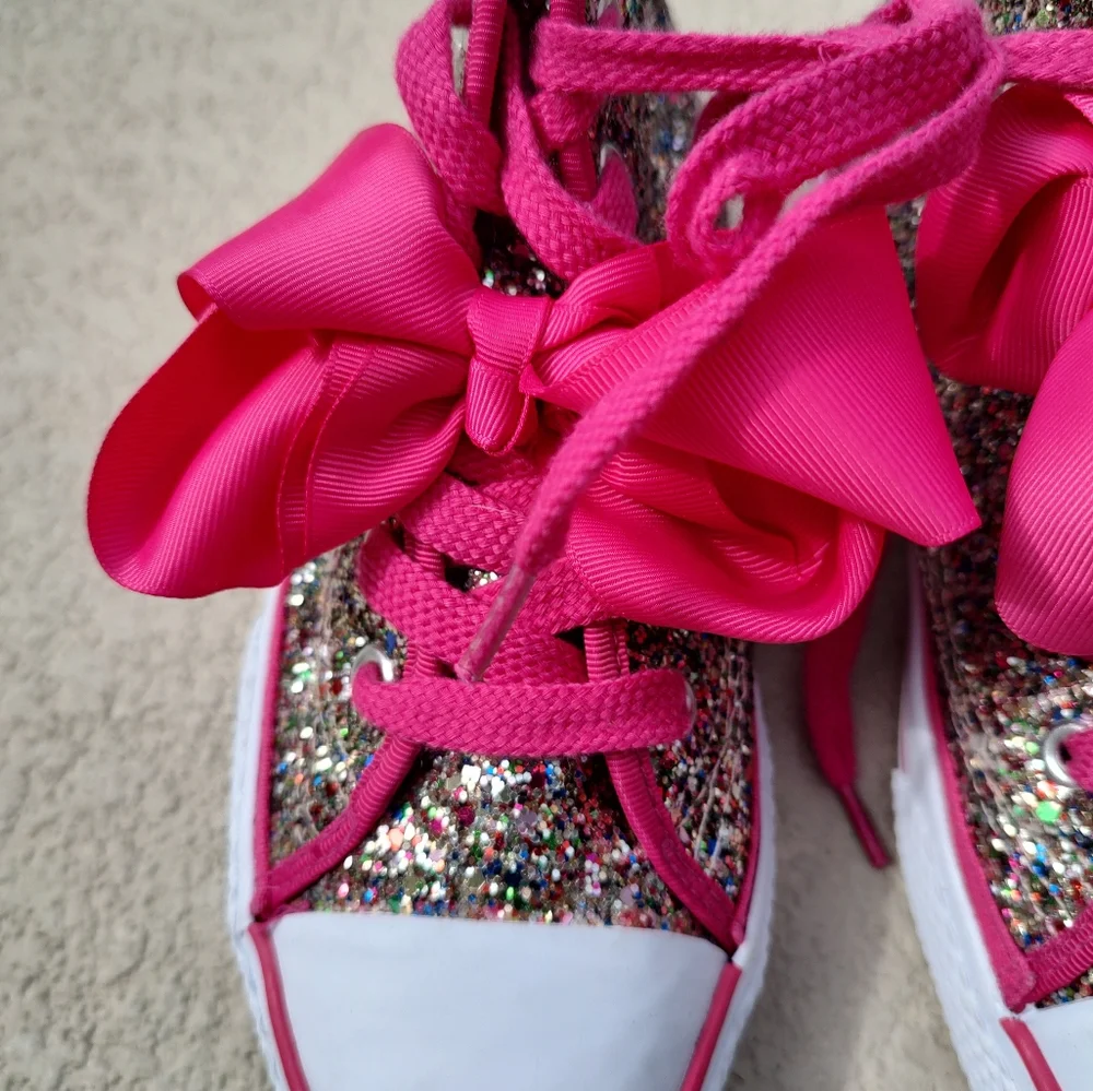 JoJo Siwa glitter high tops - Picture 5 of 9
